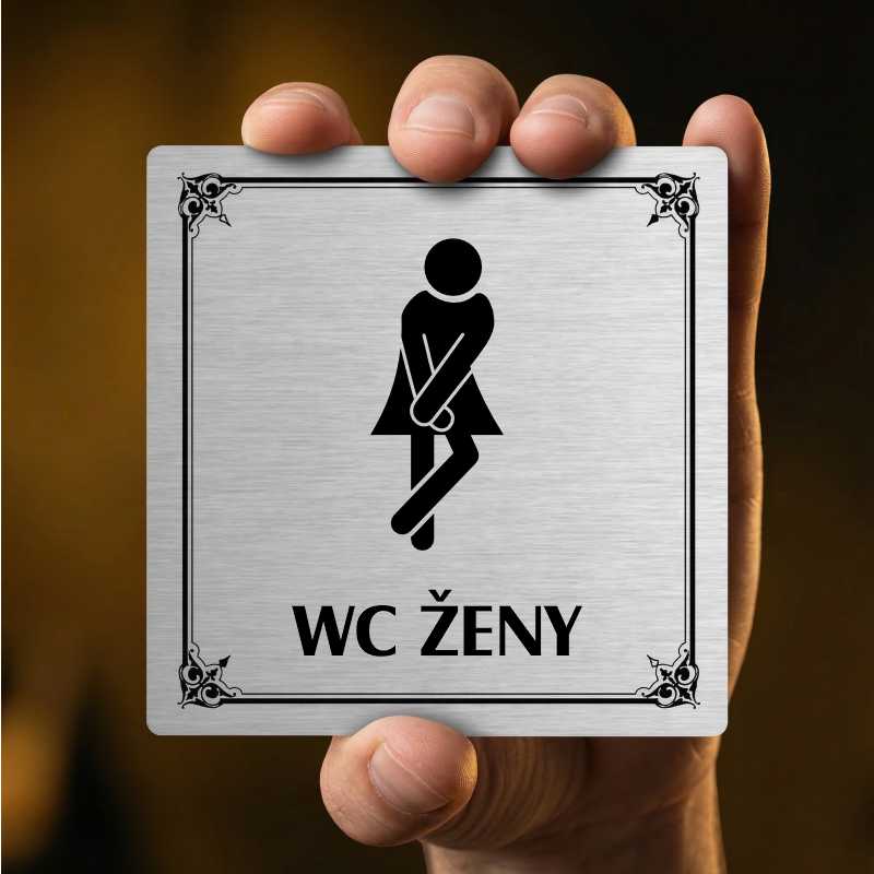 WC ženy, 148x148mm, pergamen, Utah